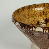 ATA LARGE BOWL GRENISH BROWN VINTAGE